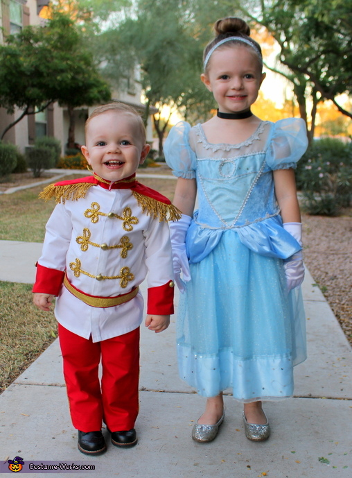 Cinderella & Prince Charming Kids Halloween Costume
