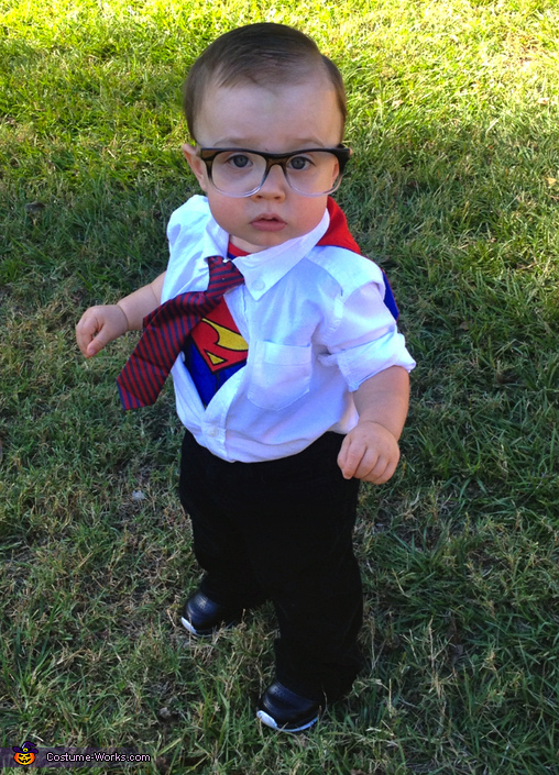 DIY Clark Kent Costume for Babies