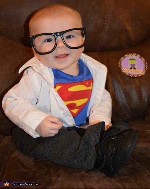 Clark Kent Superman Baby Halloween Costume | Coolest DIY Costumes