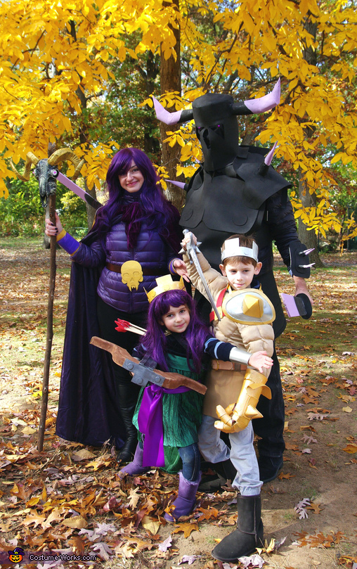 Clash of Clans Family Costume