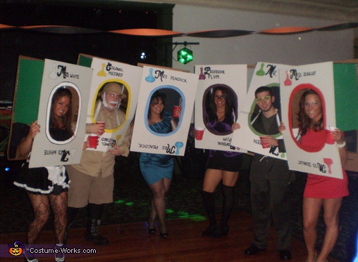 Clue Card Characters Costume