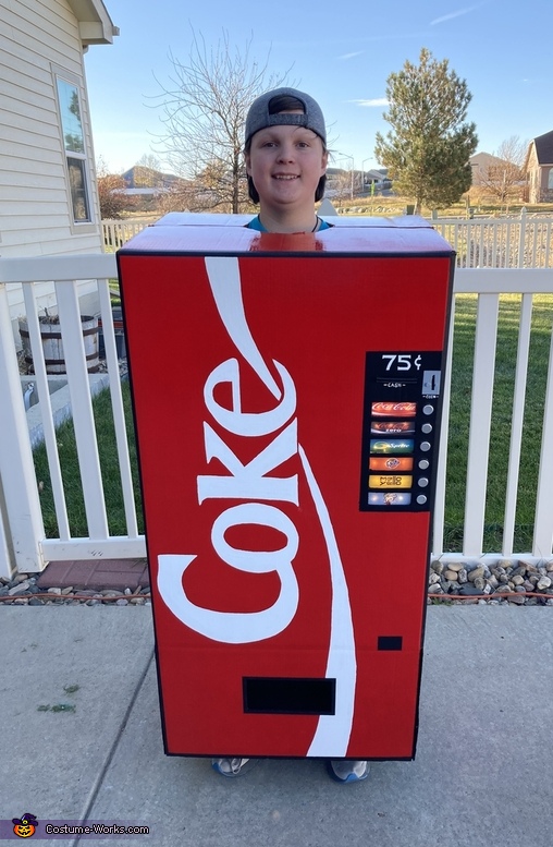 Coca Cola Vending Machine Costume