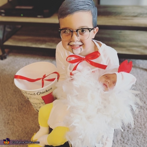 Colonel Sanders and Chicken Costume