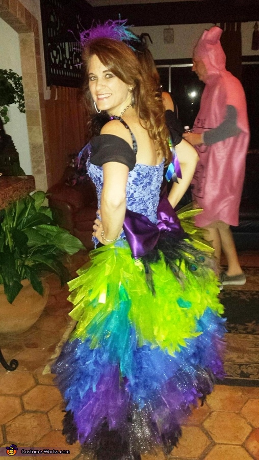 Colorful Peacock Costume