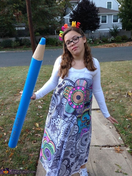 Coloring in Book Costume