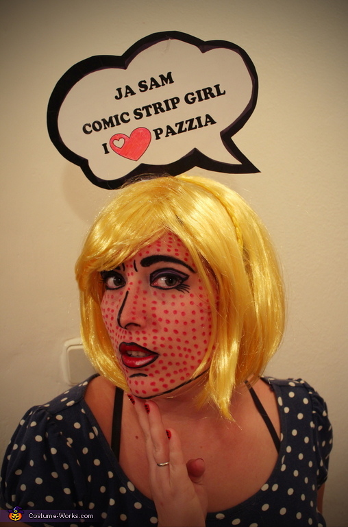 Comic Strip Girl Costume