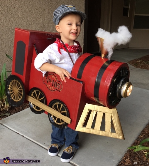 Conductor and Vintage Train Costume | No-Sew DIY Costumes