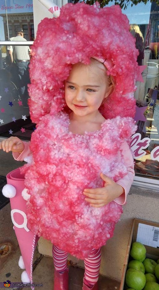 Cotton Candy Girl Costume | DIY Costumes Under $45