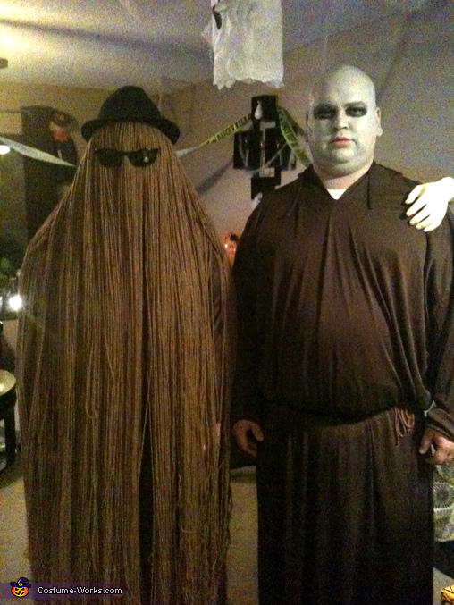 Cousin Itt and Uncle Fester Costume
