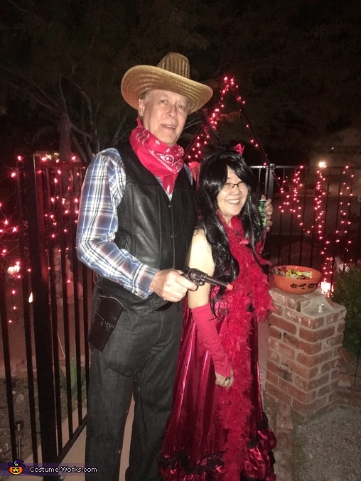Cowboy and Saloon Girl Costume