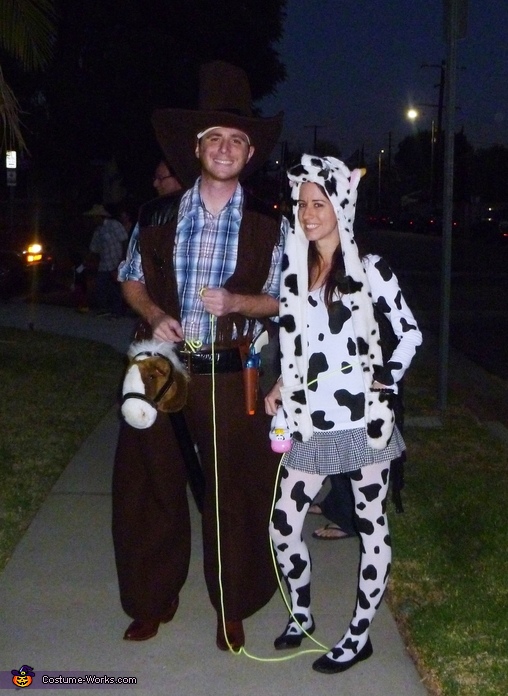 Cowboy & Girl Cow Costume