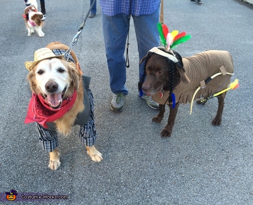 Cowboy & Indian Dogs Costume