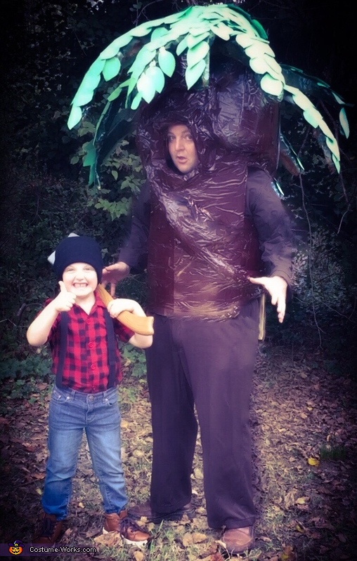 Crazy Lumberjack and Tree Costume