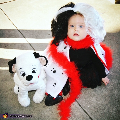 Child cruella hotsell deville costume