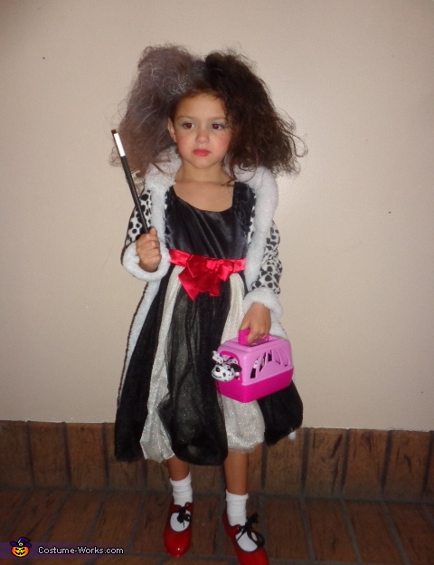 Cruella DeVille Costume for Girl | DIY Costumes Under $35