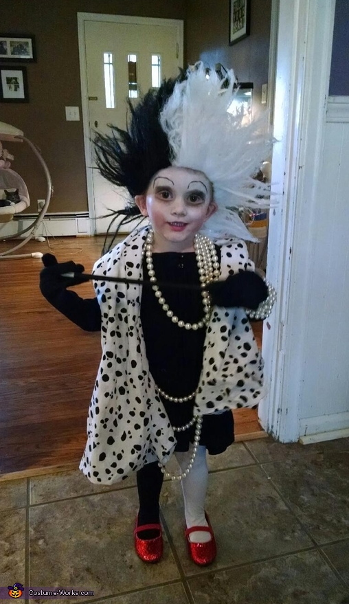 Cruella Deville Baby Girl Costume | DIY Costumes Under $35