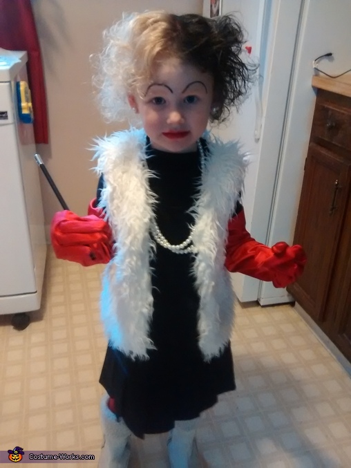 Cruella DeVille Girl's Costume