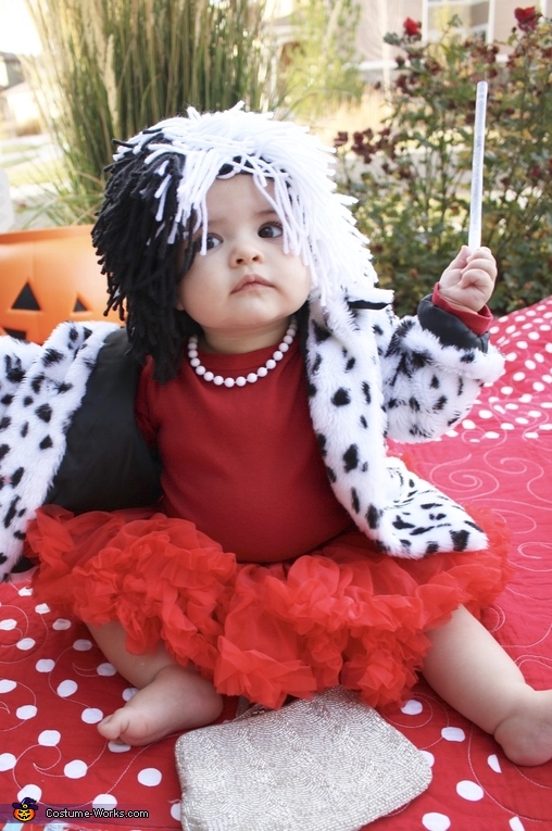 Cruella Deville Baby Girl's Costume | Creative DIY Costumes
