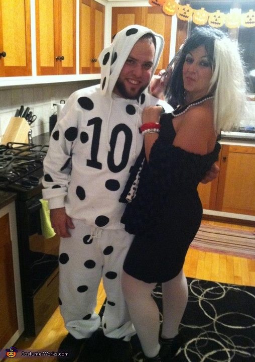 Cruella Deville and 101 Dalmatians Costume