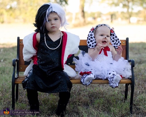 Cruella Deville and Puppy Costume