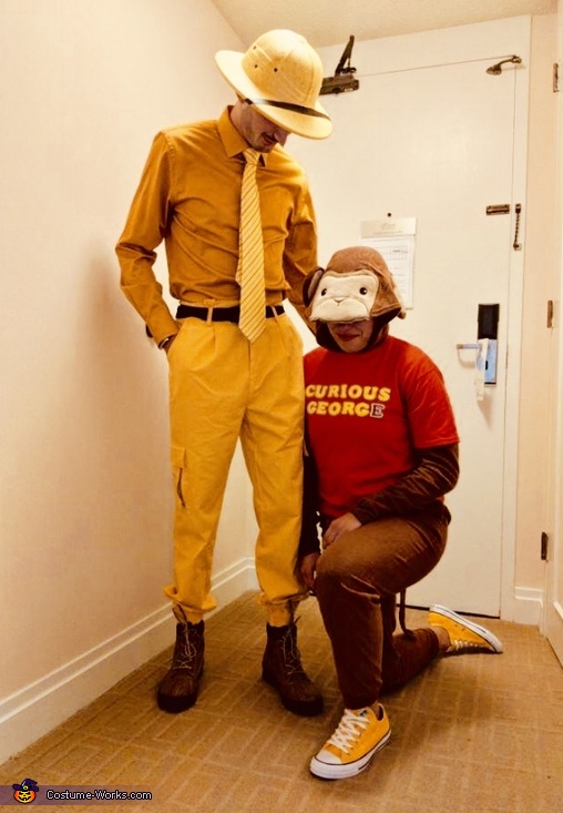 Curios George & The Man In The Yellow Hat Costume