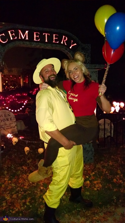 Curious George and the Man in the Yellow Hat Couple Costumes | Creative