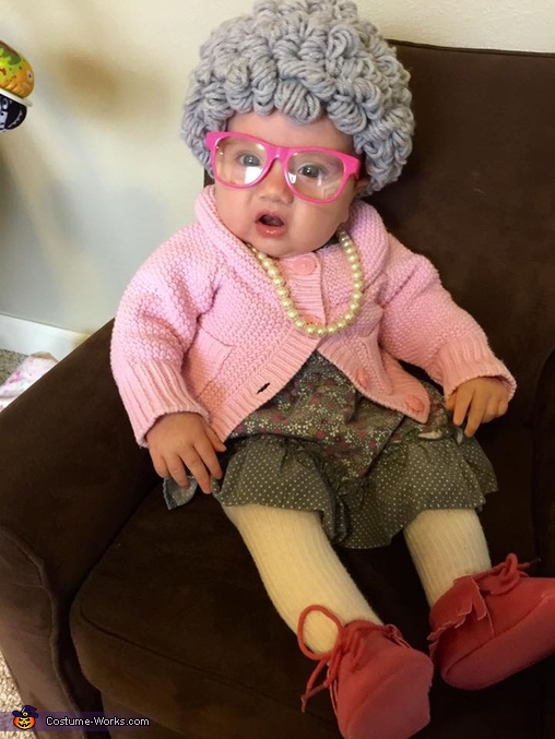 Cute Grandma Baby Costume | Coolest DIY Costumes