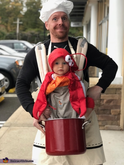 Daddy's Little Lobster Costume