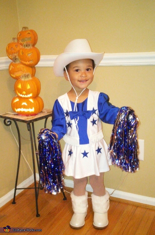 Dallas Cowboy Cheerleader Baby Costume