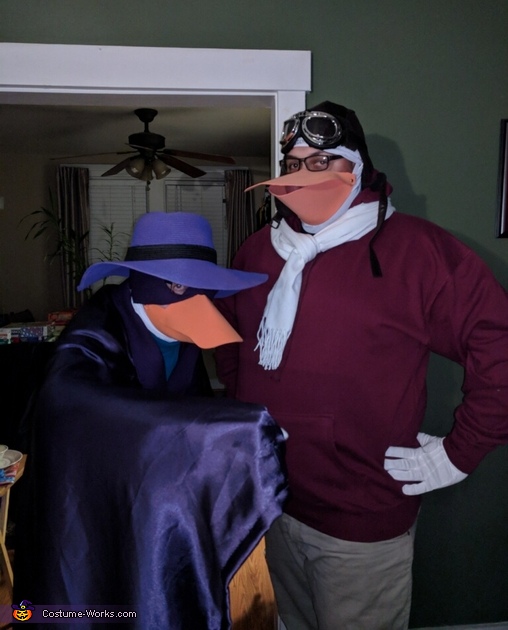 Darkwing Duck and Launchpad McQuack Costume