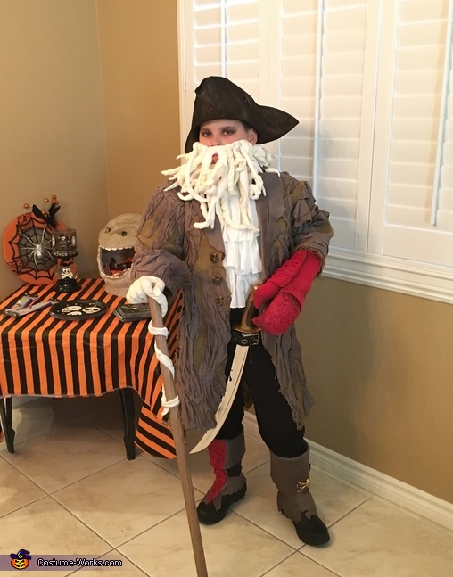 Davy Jones from The Pirates of the Carribean Costume