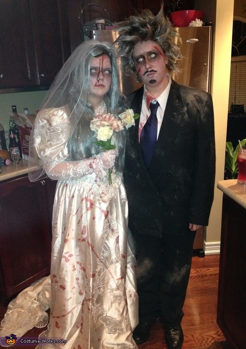 Dead Bride and Groom Couple Costume | DIY Costumes Under $25