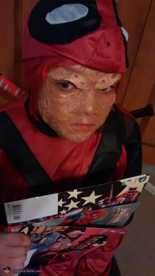 Beneath The Mask Deadpool Costume | DIY Costumes Under $65 - Photo 5/5