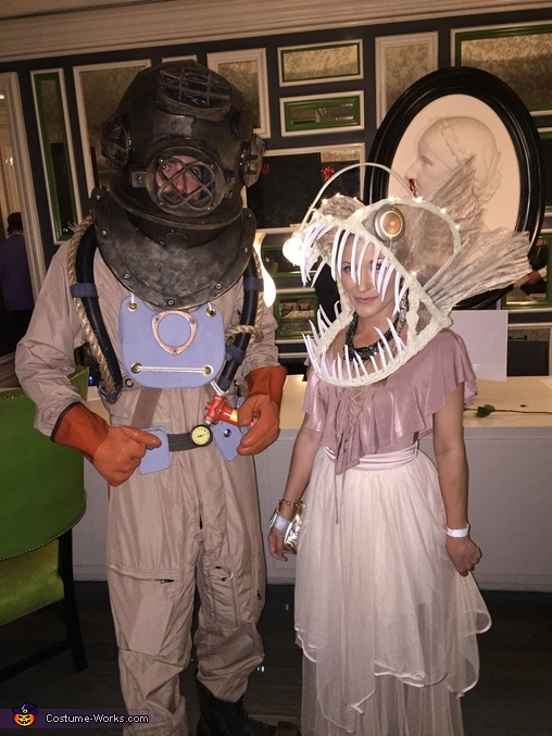 Deep Sea Diver and Angler Fish Costume