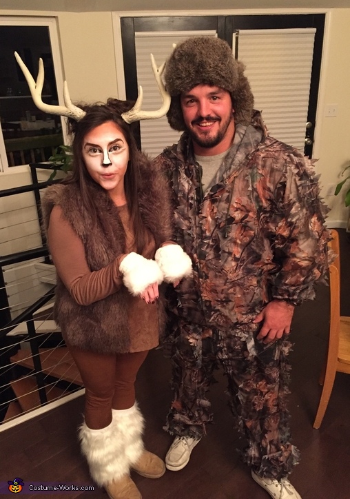 Deer and Hunter Couple's Costume