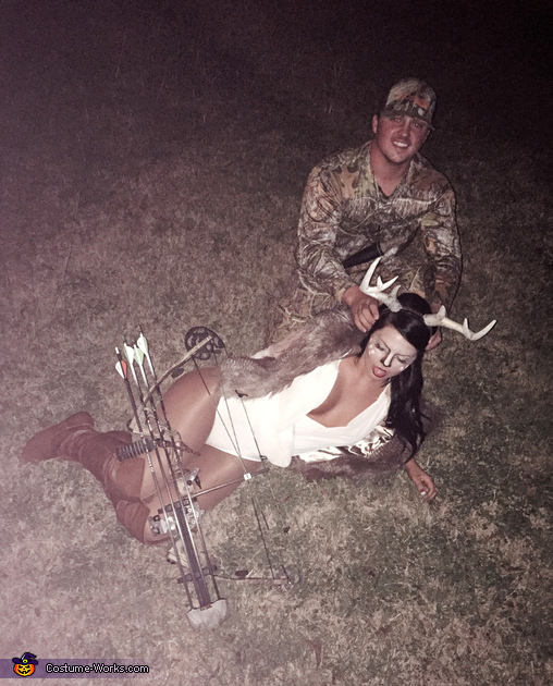 Deer and Hunter Couple Costume