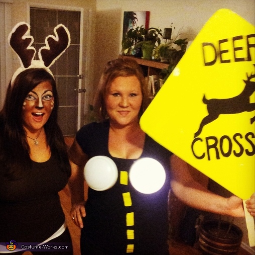 Deer in Headlights Halloween Costume