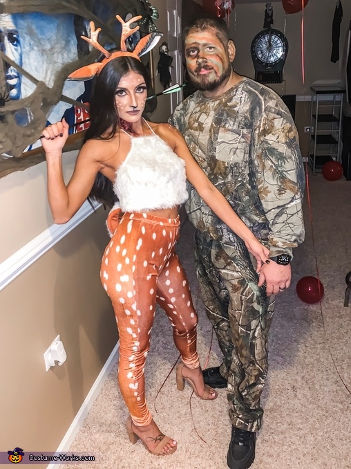 Deer & Hunter Couple Costume | DIY Costumes Under $65