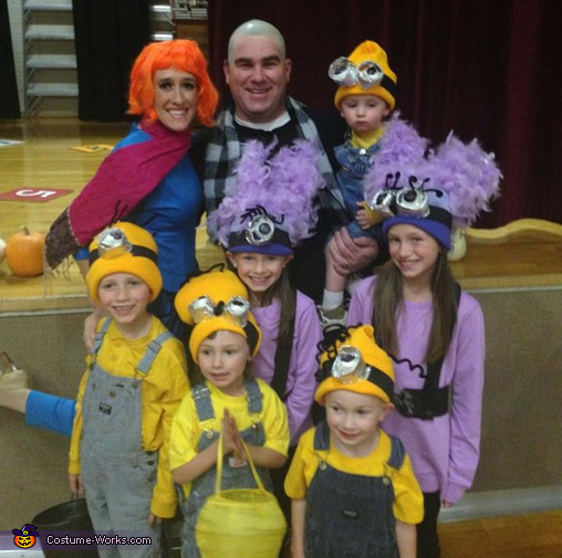 Despicable Me 2 Movie Family Halloween Costume | No-Sew DIY Costumes