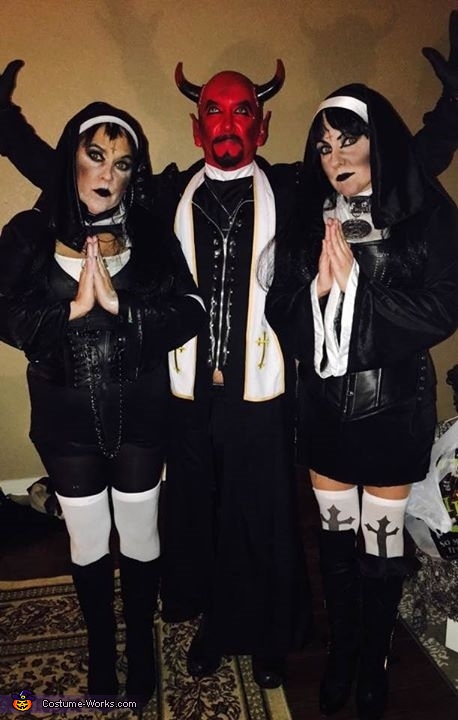Devil Priest and Possessed Nuns Costume