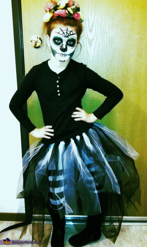 Dia De Los Muertos Sugar Skull Costume Original Diy Costumes 