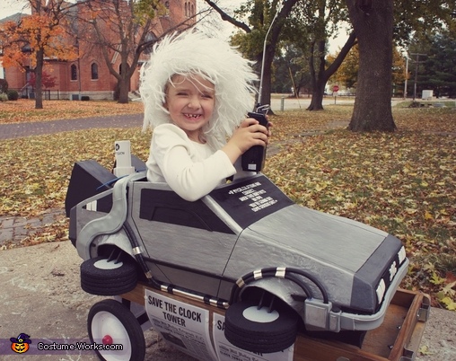 Doc Brown and his DeLorean Costume | DIY Costumes Under $45