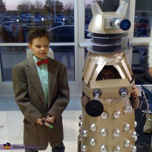 Childs Doctor Who Dalek Costume Per Bambini Costume 7/8 anni 