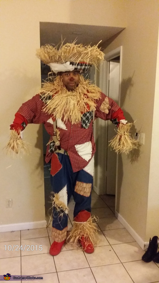 Dorothy and Scarecrow Couple's Halloween Costume | Creative DIY ...