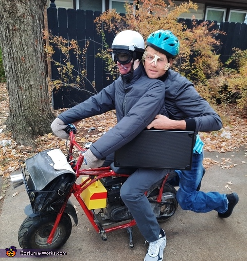 Dumb & Dumber, Harry & Lloyd "Frozen Pee Mini Bike Scene" Costume