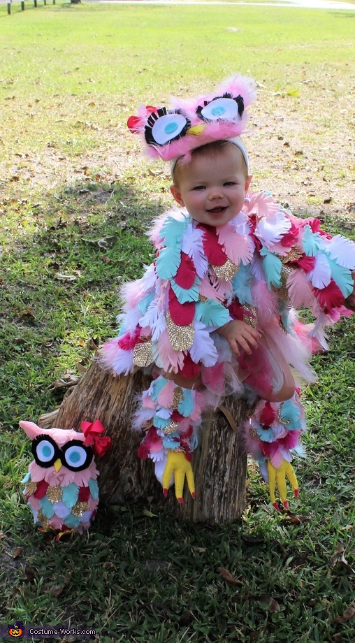 Edie the Owl Baby Halloween Costume | DIY Instructions - Photo 9/9