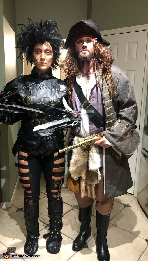 Edward Scissorhands and Captain Jack Sparrow Costume