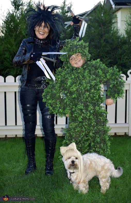 Edward Scissorhands, Bush and Hairdo Costume