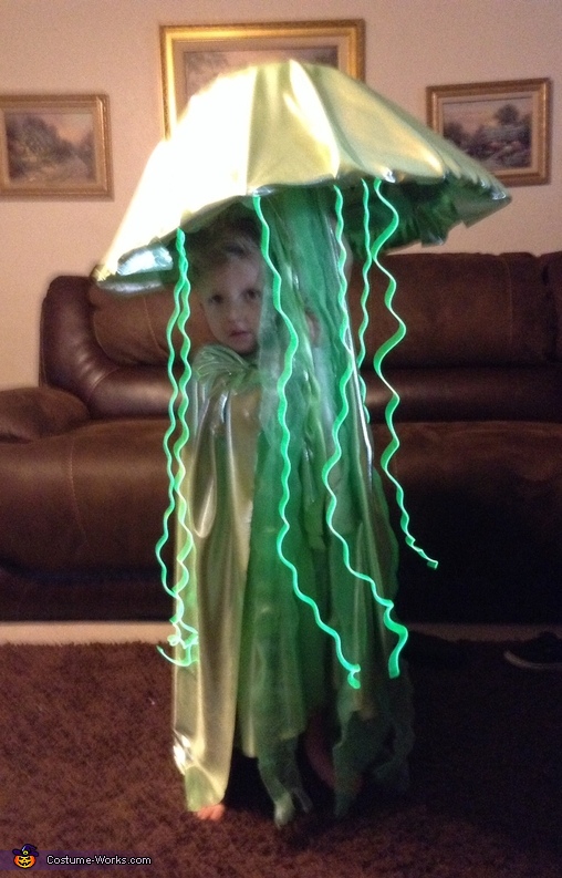 Electric Green Jellyfish Costume | Mind Blowing DIY Costumes