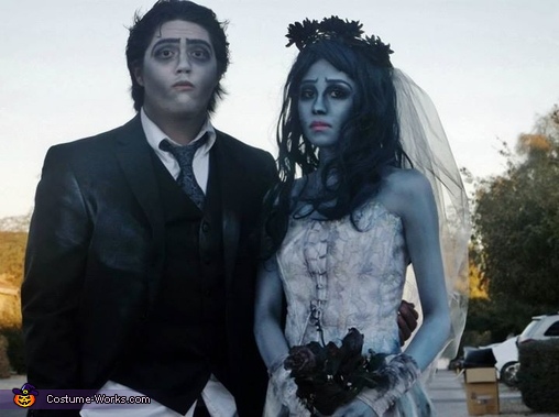 Emily and Victor from Corpse Bride Costume